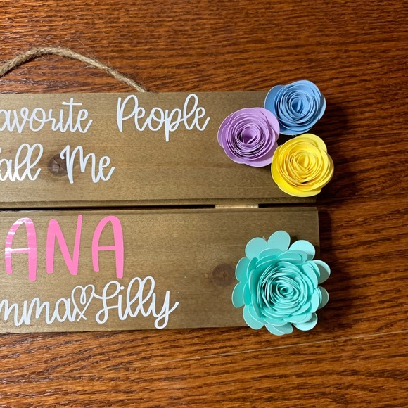 Custom Mom/Nana/ Grandma Wood Sign Handmade - Picture 4 of 7